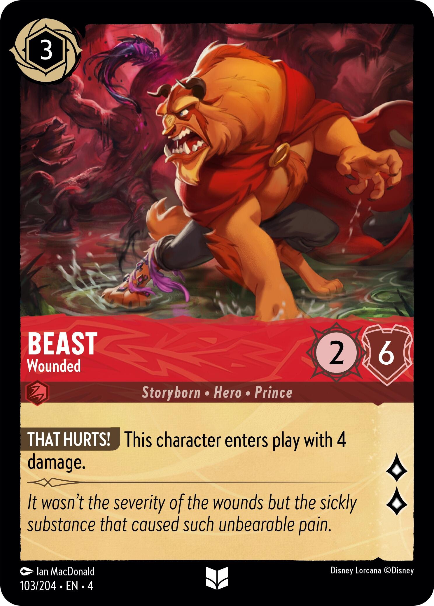 Beast - Wounded (103/204) [Ursula's Return] | Black Swamp Games