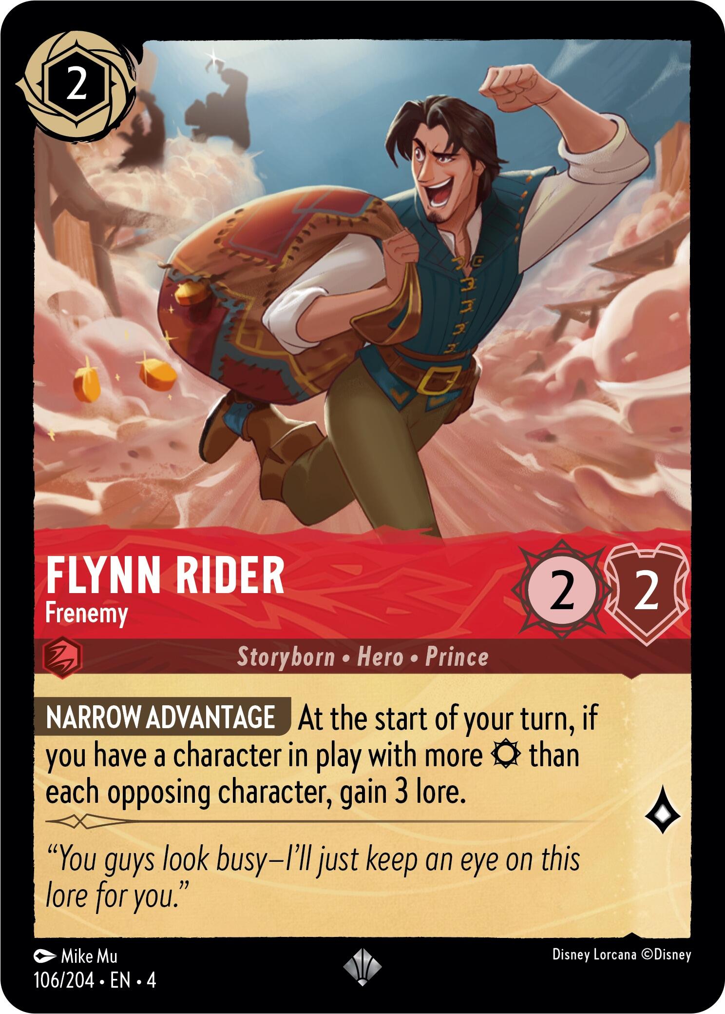 Flynn Rider - Frenemy (106/204) [Ursula's Return] | Black Swamp Games