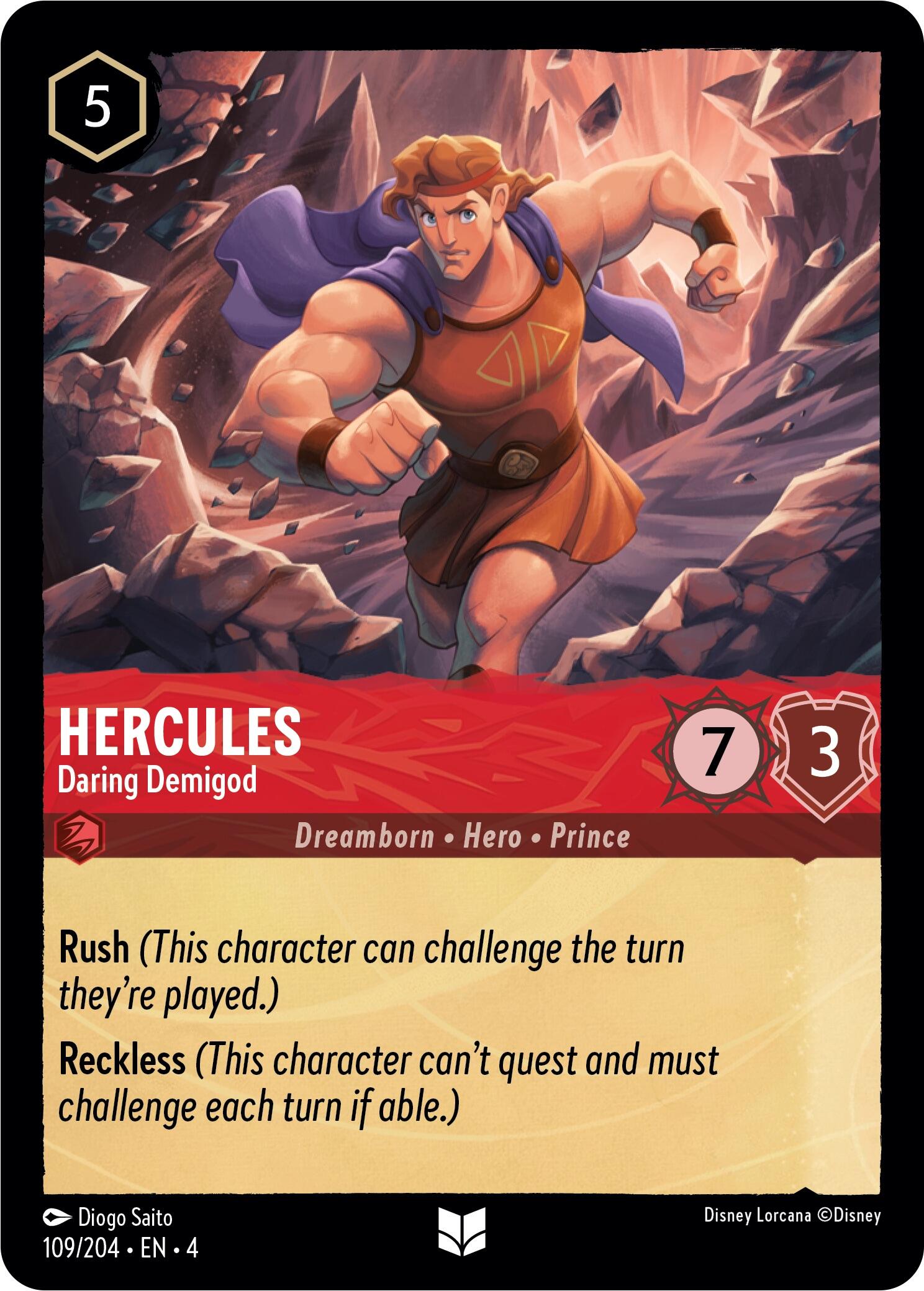 Hercules - Daring Demigod (109/204) [Ursula's Return] | Black Swamp Games