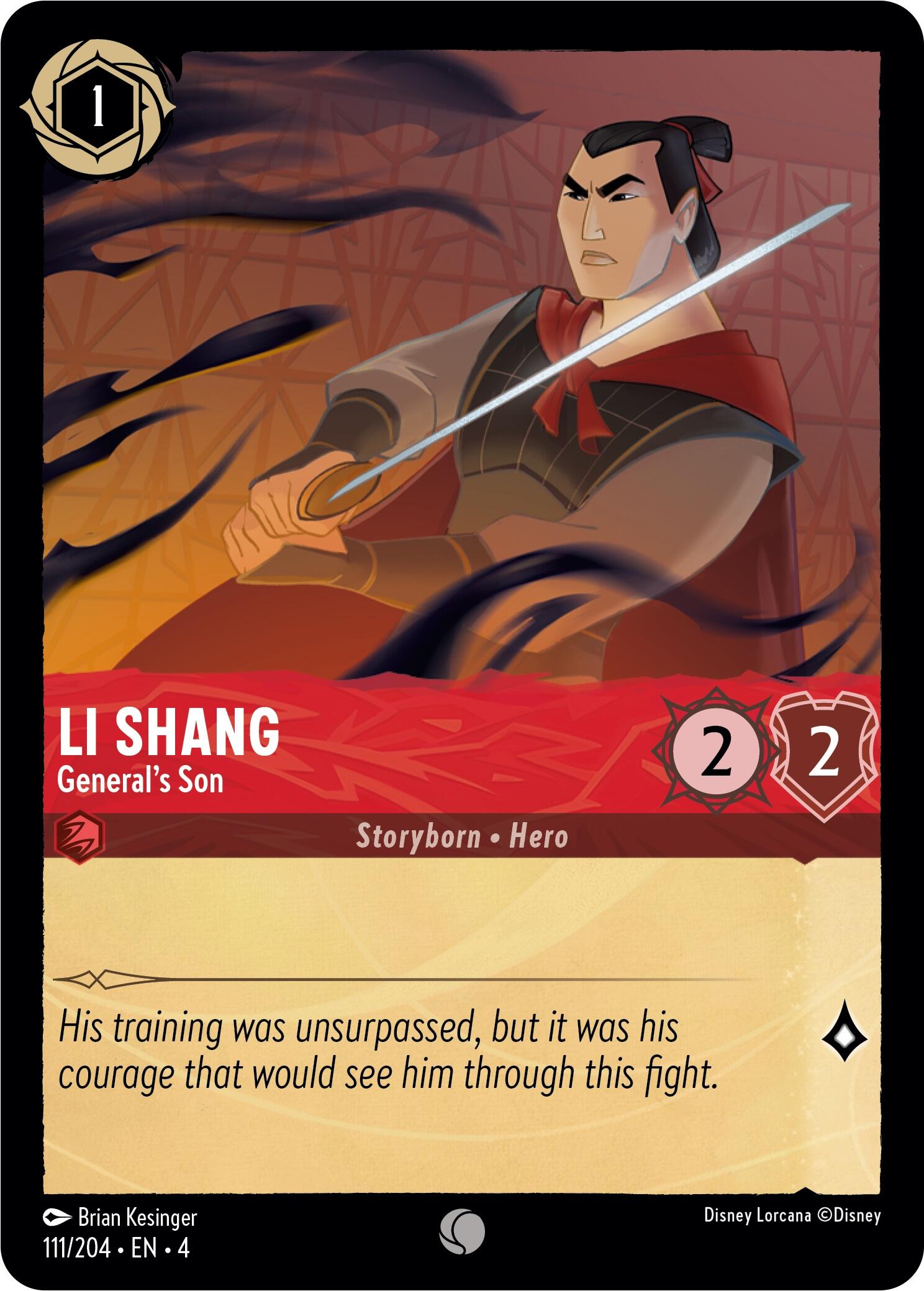 Li Shang - General's Son (111/204) [Ursula's Return] | Black Swamp Games
