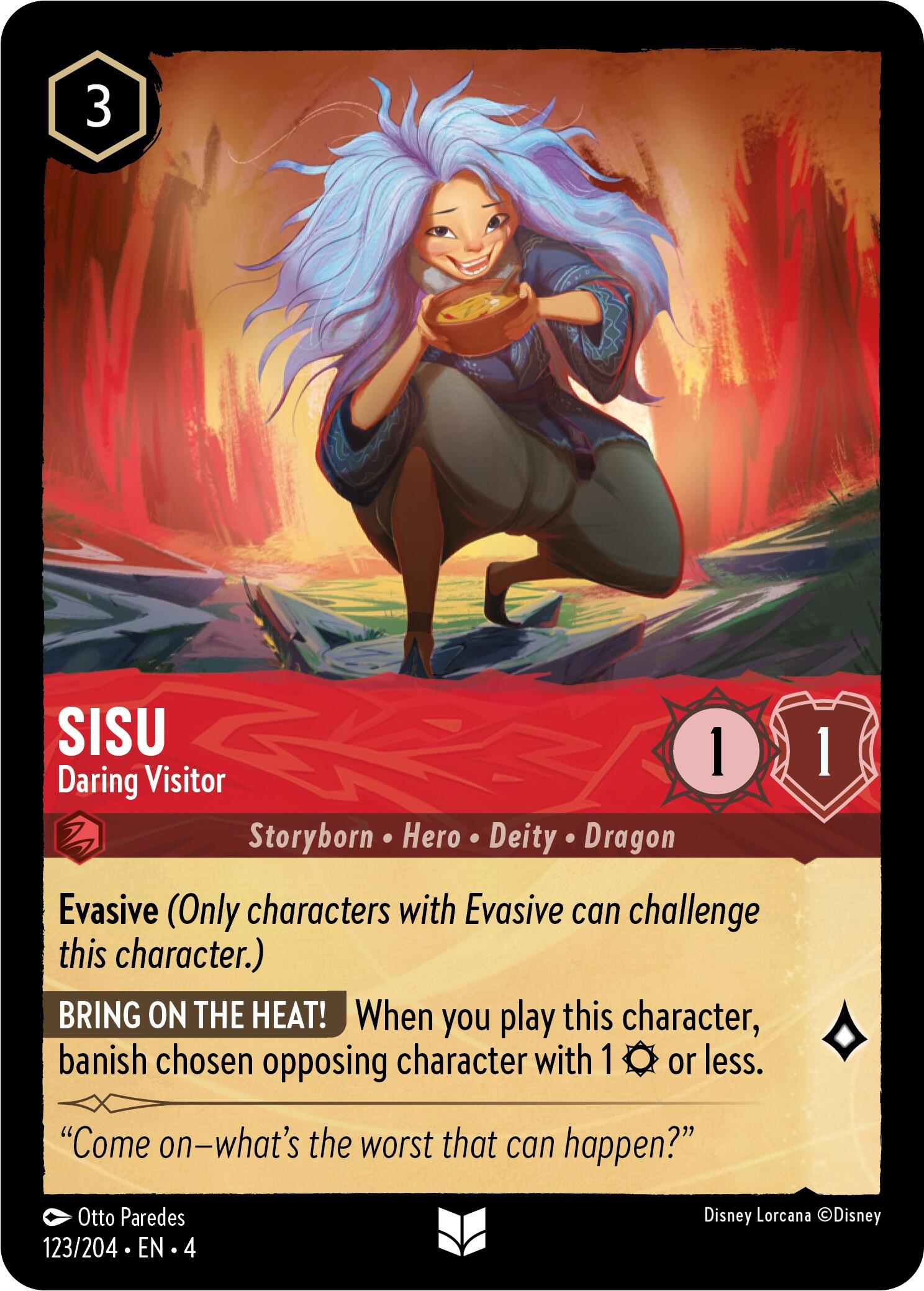 Sisu - Daring Visitor (123/204) [Ursula's Return] | Black Swamp Games