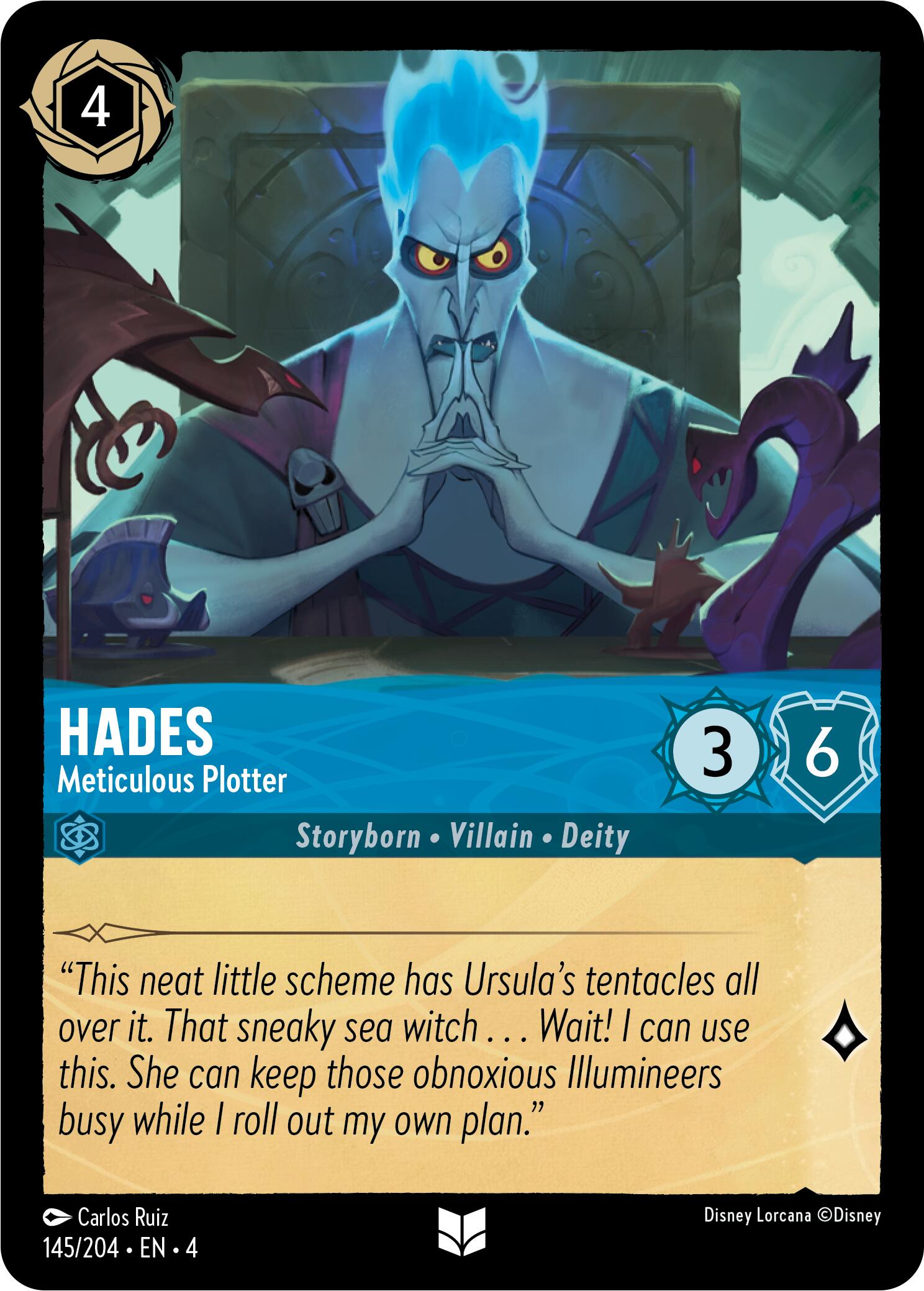 Hades - Meticulous Plotter (145/204) [Ursula's Return] | Black Swamp Games