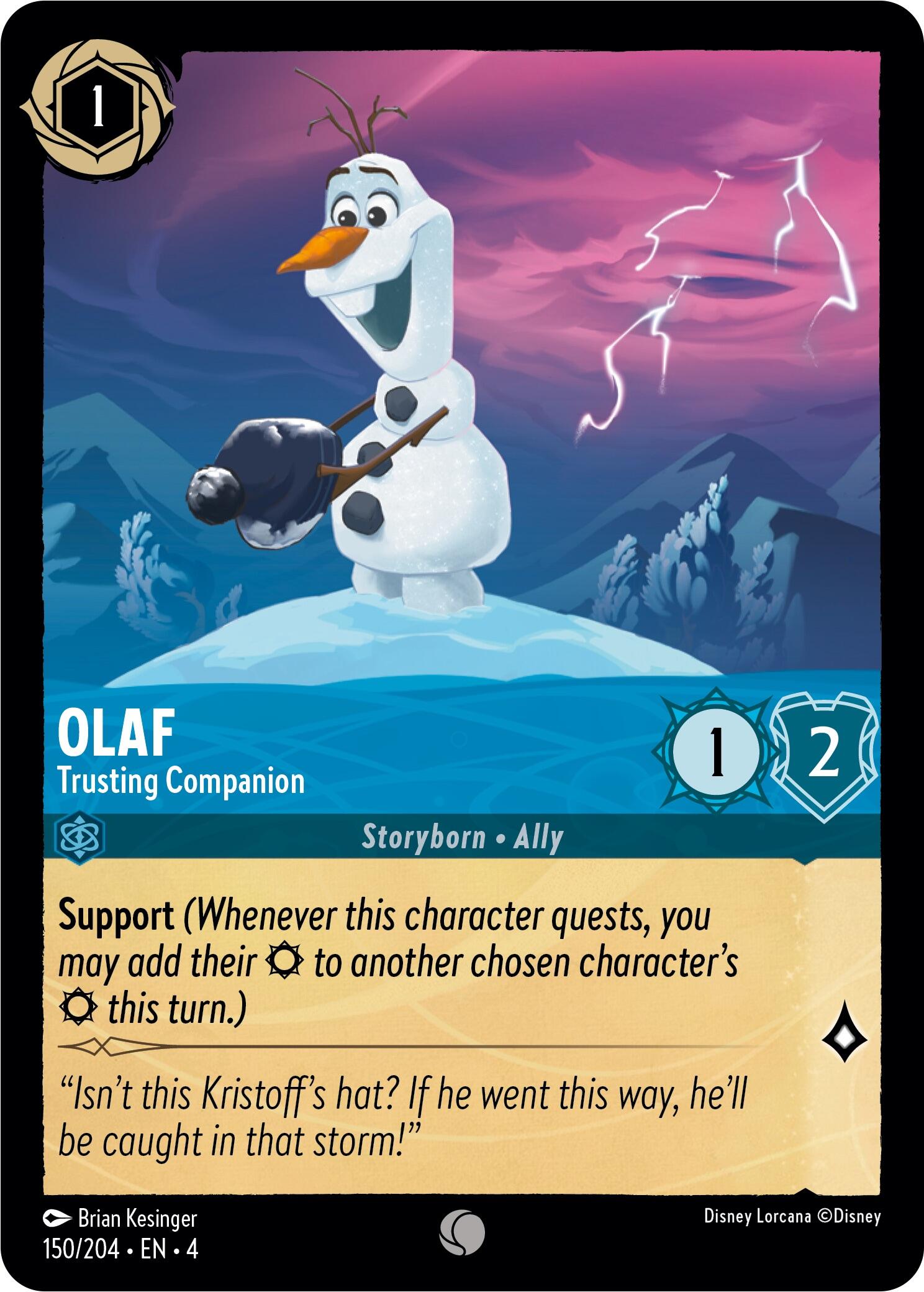 Olaf - Trusting Companion (150/204) [Ursula's Return] | Black Swamp Games