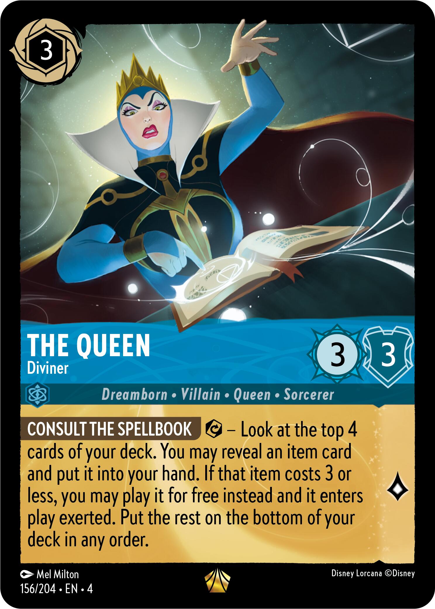 The Queen - Diviner (156/204) [Ursula's Return] | Black Swamp Games