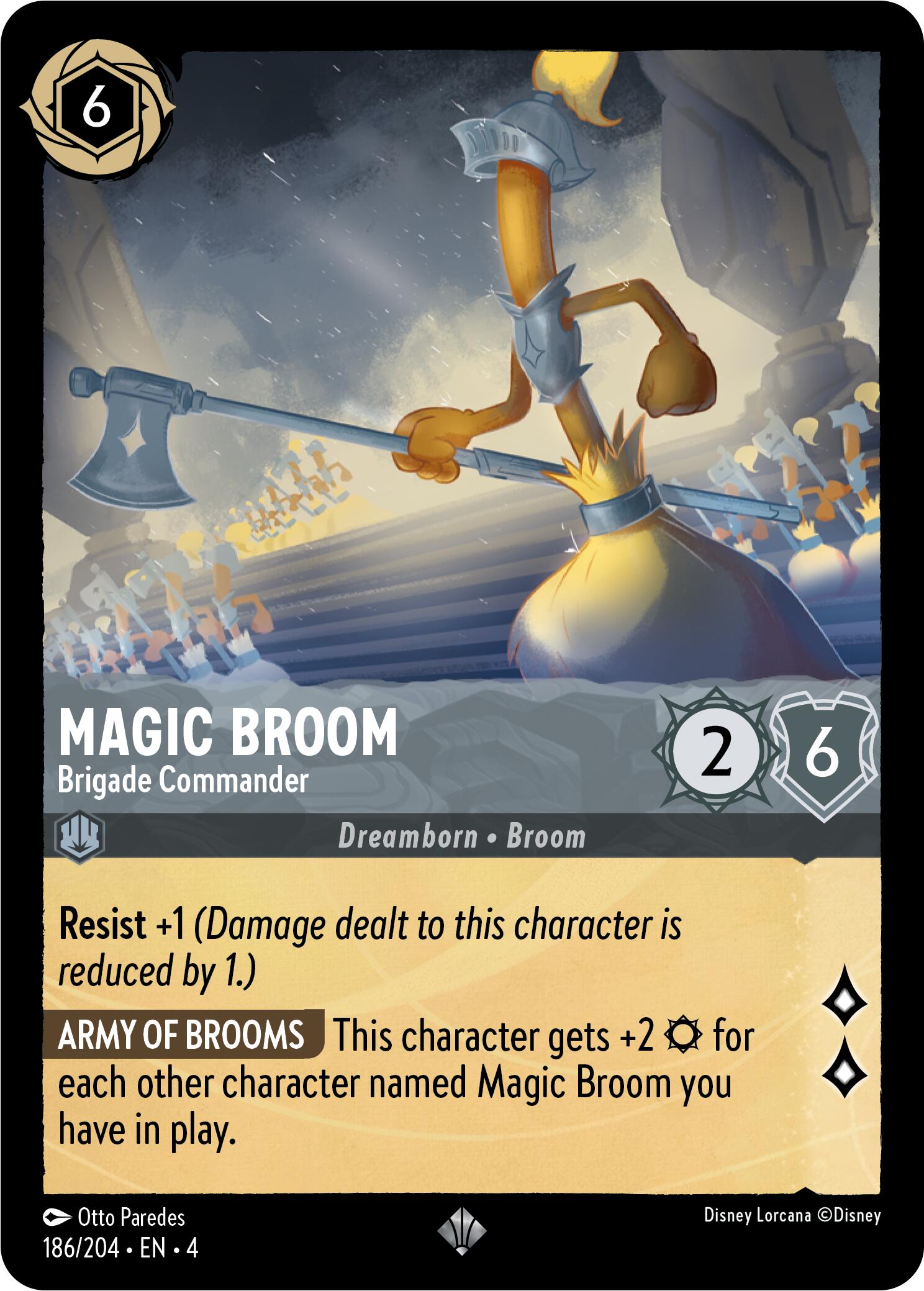 Magic Broom - Brigade Commander (186/204) [Ursula's Return] | Black Swamp Games