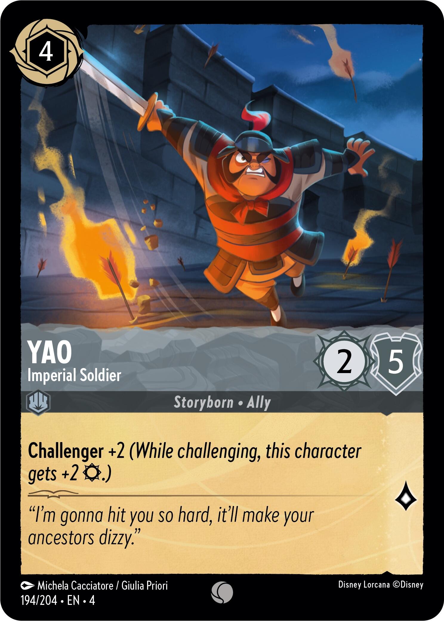 Yao - Imperial Soldier (194/204) [Ursula's Return] | Black Swamp Games