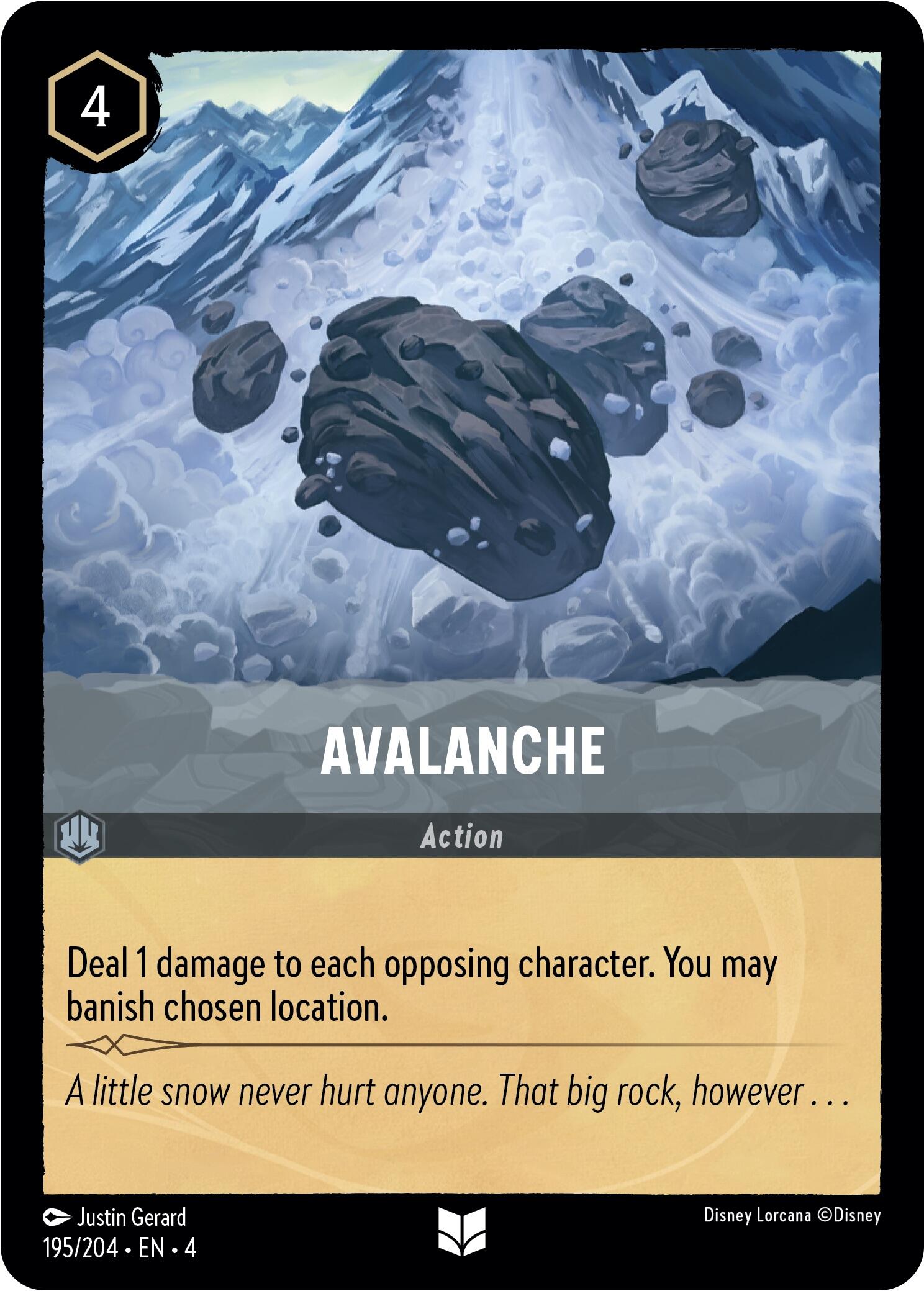 Avalanche (195/204) [Ursula's Return] | Black Swamp Games