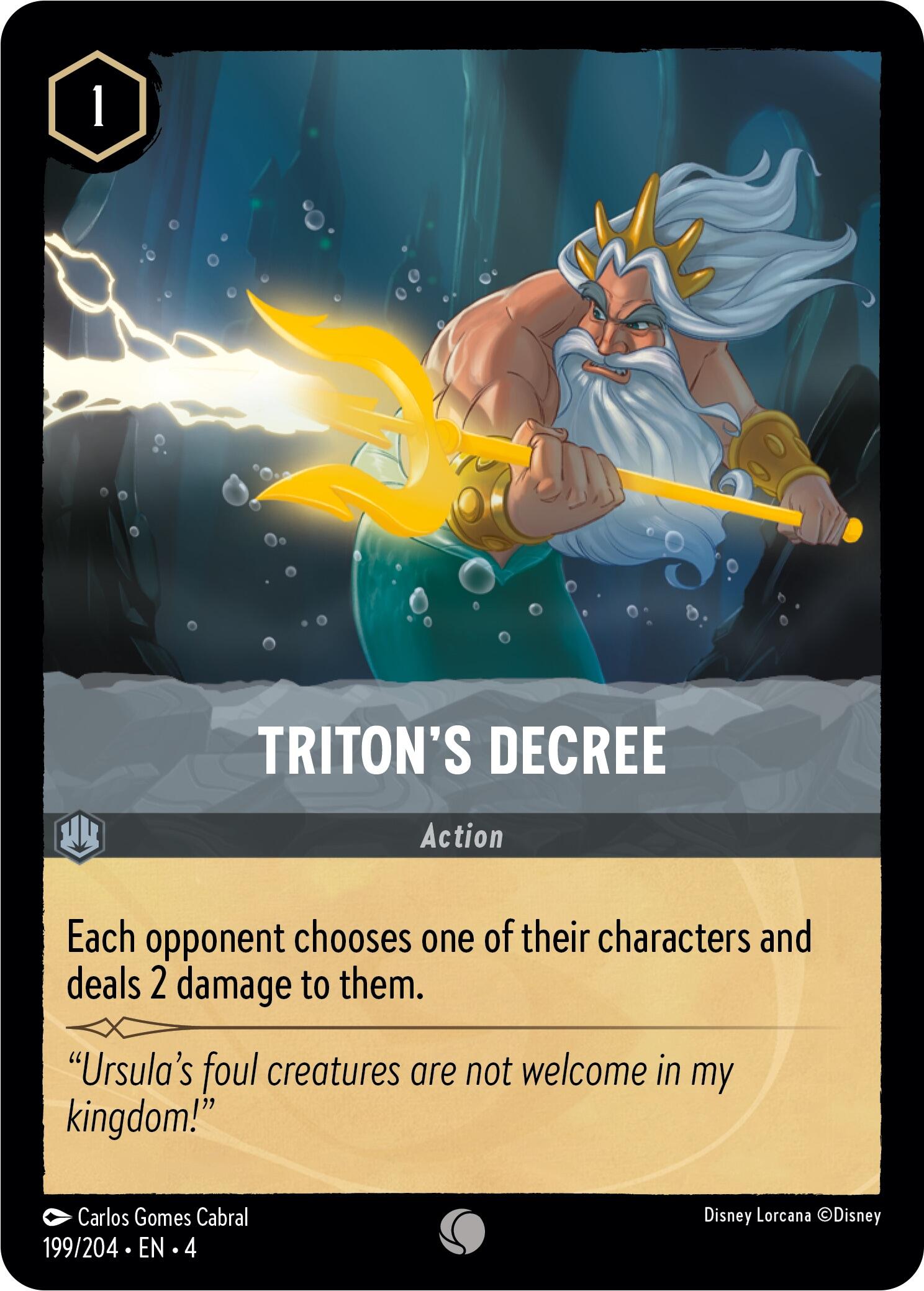 Triton's Decree (199/204) [Ursula's Return] | Black Swamp Games