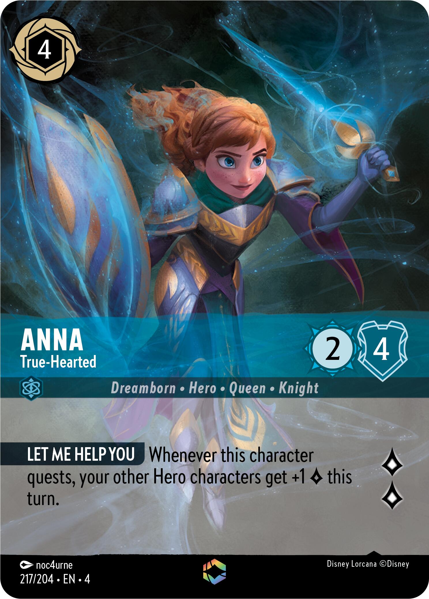 Anna - True-Hearted (Enchanted) (217/204) [Ursula's Return] | Black Swamp Games