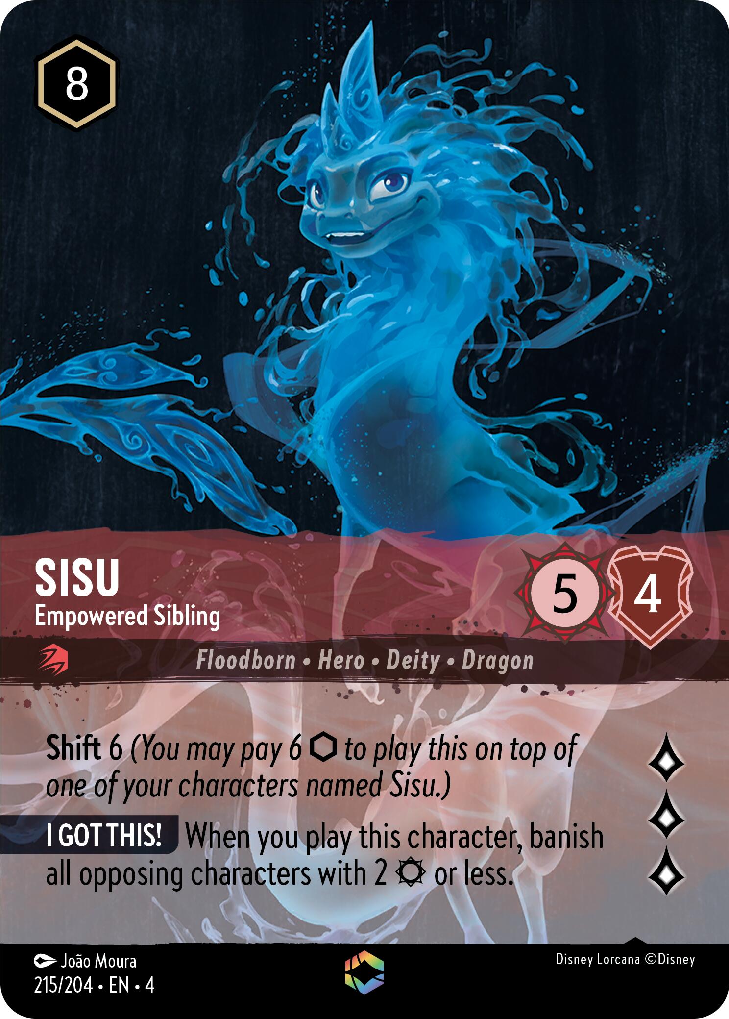 Sisu - Empowered Sibling (Enchanted) (215/204) [Ursula's Return] | Black Swamp Games