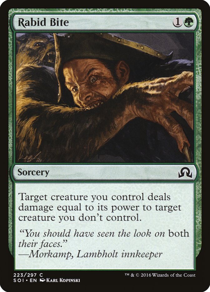 Rabid Bite [Shadows over Innistrad] | Black Swamp Games