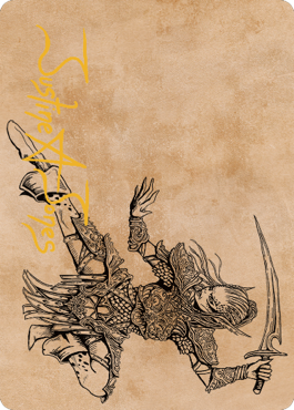 Lae'zel, Vlaakith's Champion Art Card (Gold-Stamped Signature) [Commander Legends: Battle for Baldur's Gate Art Series] | Black Swamp Games