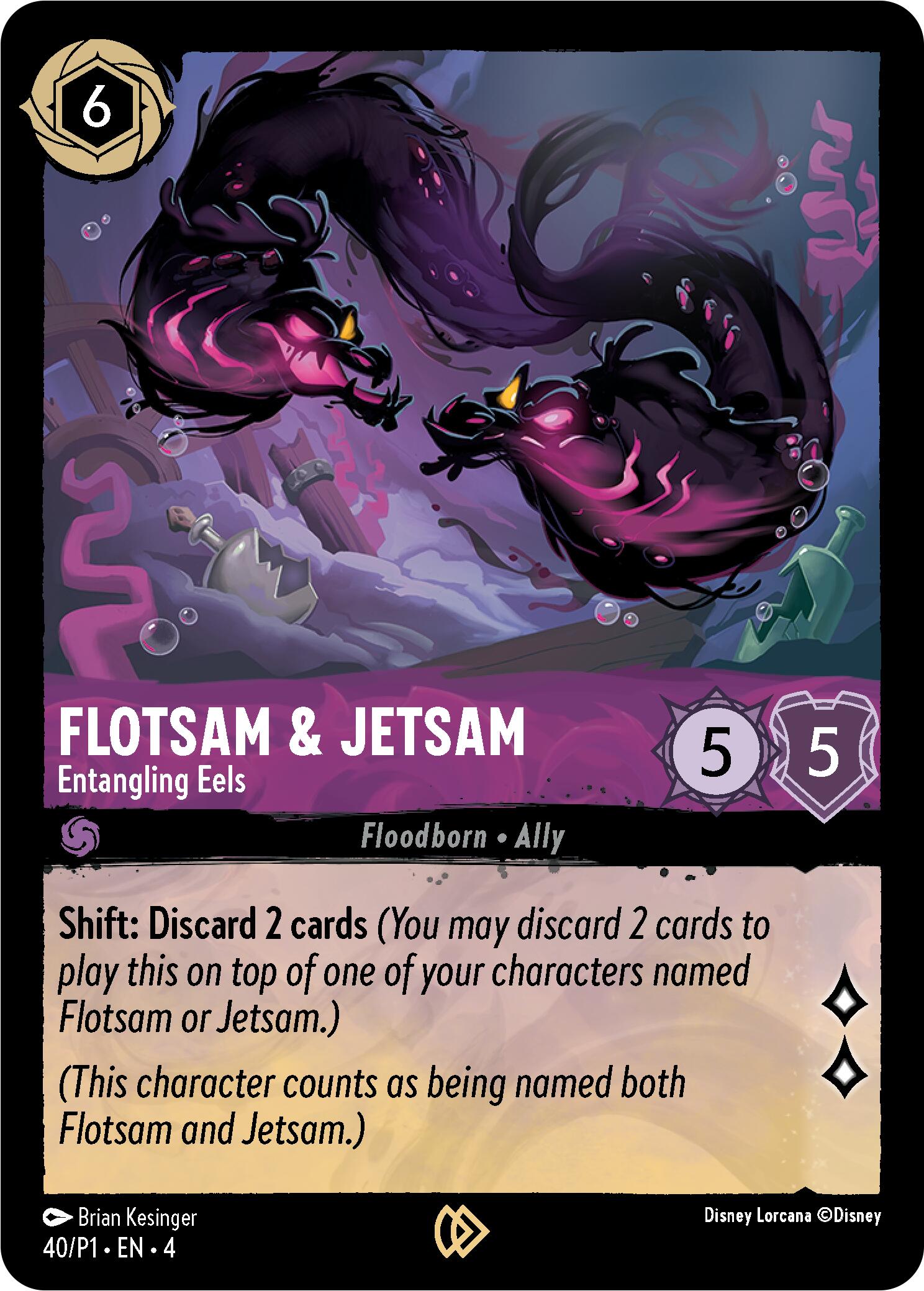 Flotsam & Jetsam - Entangling Eels (40) [Promo Cards] | Black Swamp Games