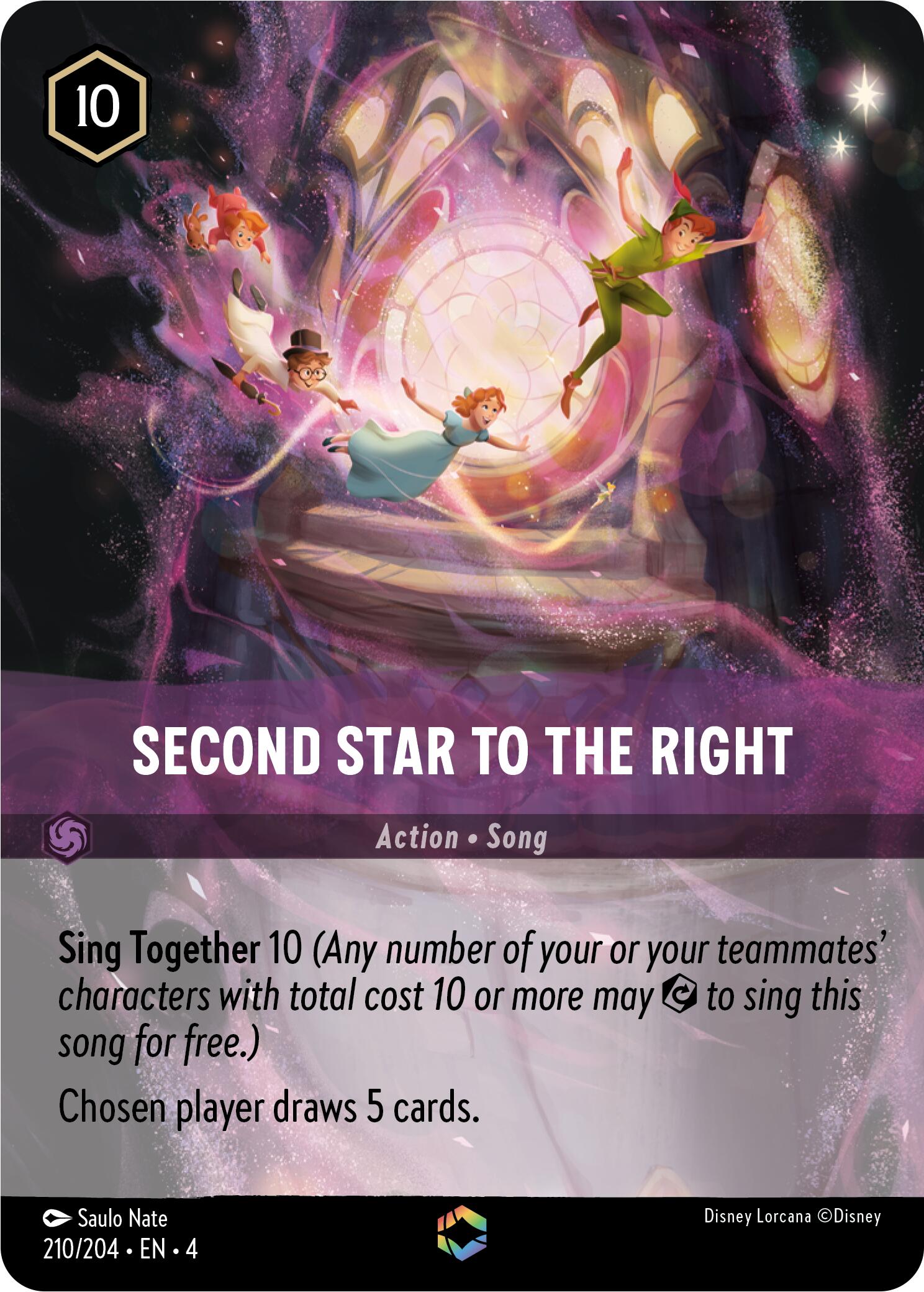 Second Star to the Right (Enchanted) (210/204) [Ursula's Return] | Black Swamp Games