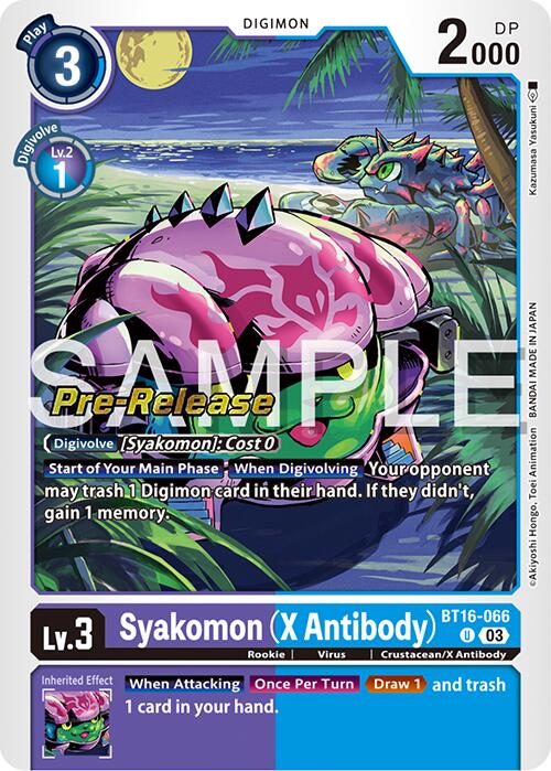 Syakomon (X Antibody) [BT16-066] [Beginning Observer Pre-Release Promos] | Black Swamp Games