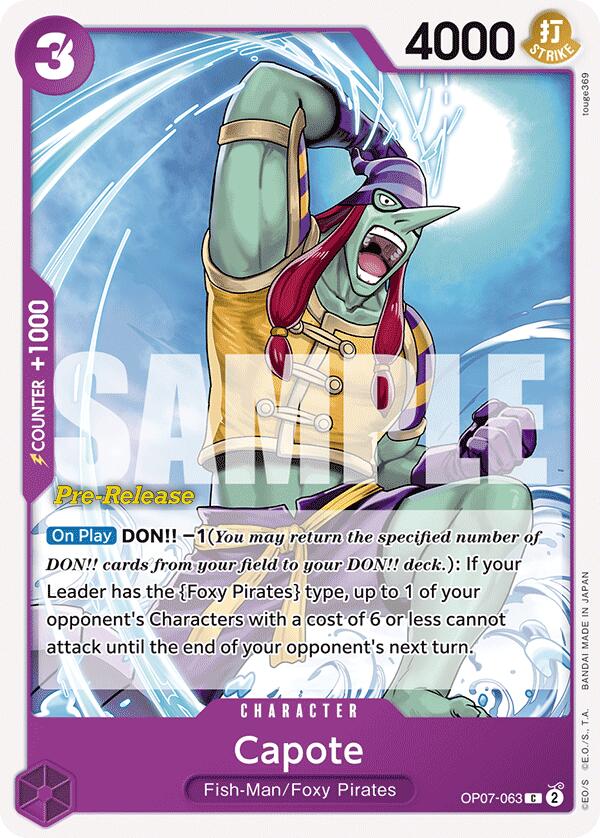 Capote [500 Years in the Future Pre-Release Cards] | Black Swamp Games