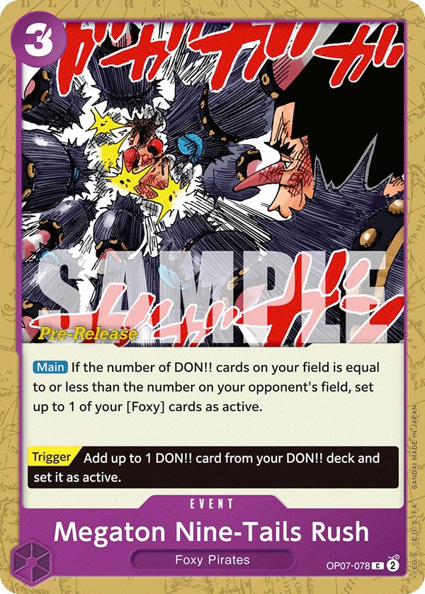 Megaton Nine-Tails Rush [500 Years in the Future Pre-Release Cards] | Black Swamp Games