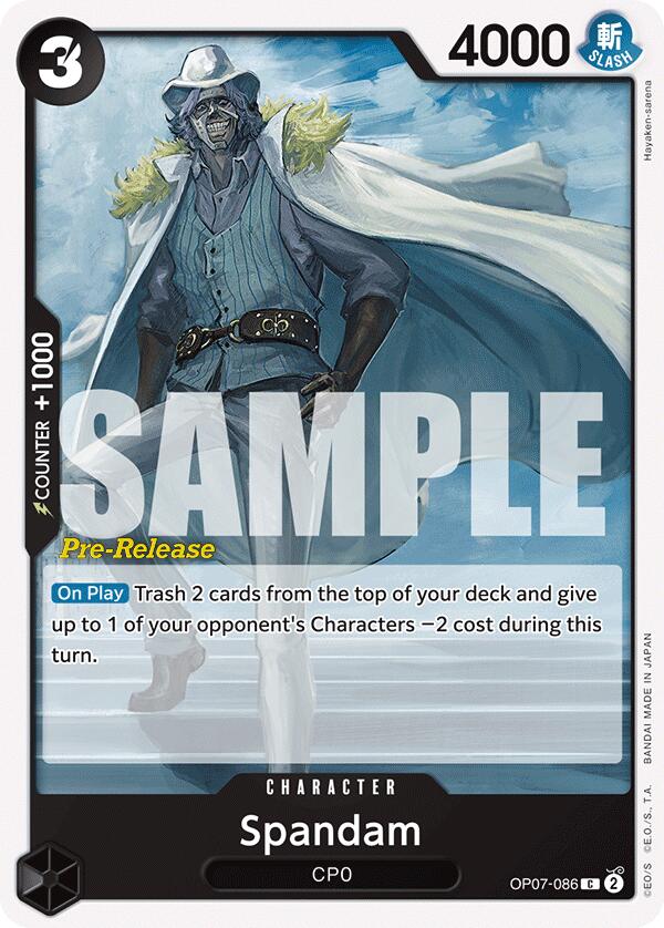 Spandam [500 Years in the Future Pre-Release Cards] | Black Swamp Games
