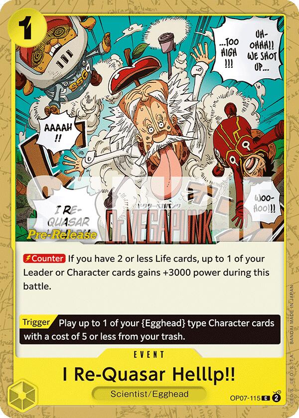 I Re-Quasar Helllp!! [500 Years in the Future Pre-Release Cards] | Black Swamp Games