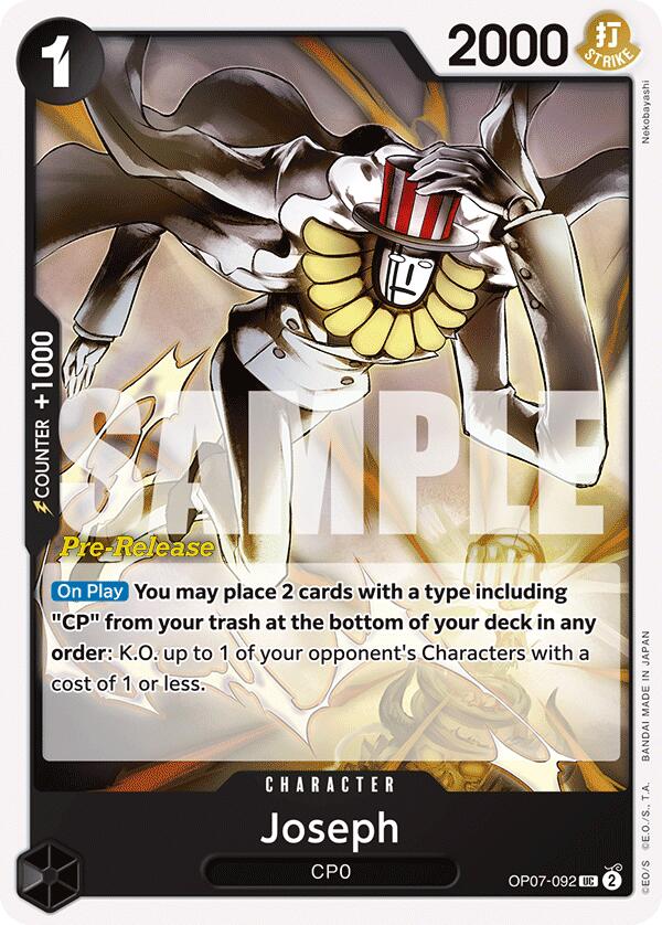 Joseph [500 Years in the Future Pre-Release Cards] | Black Swamp Games