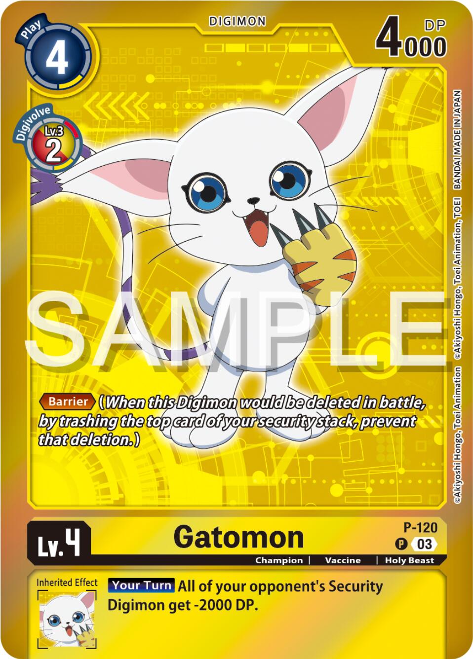 Gatomon [P-120] - P-120 (Digimon Adventure Box 2024) [Promotional Cards] | Black Swamp Games