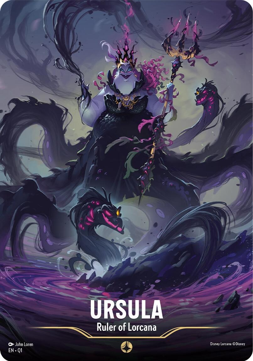 Ursula - Ruler of Lorcana (Oversized) [Illumineer's Quest: Deep Trouble] | Black Swamp Games