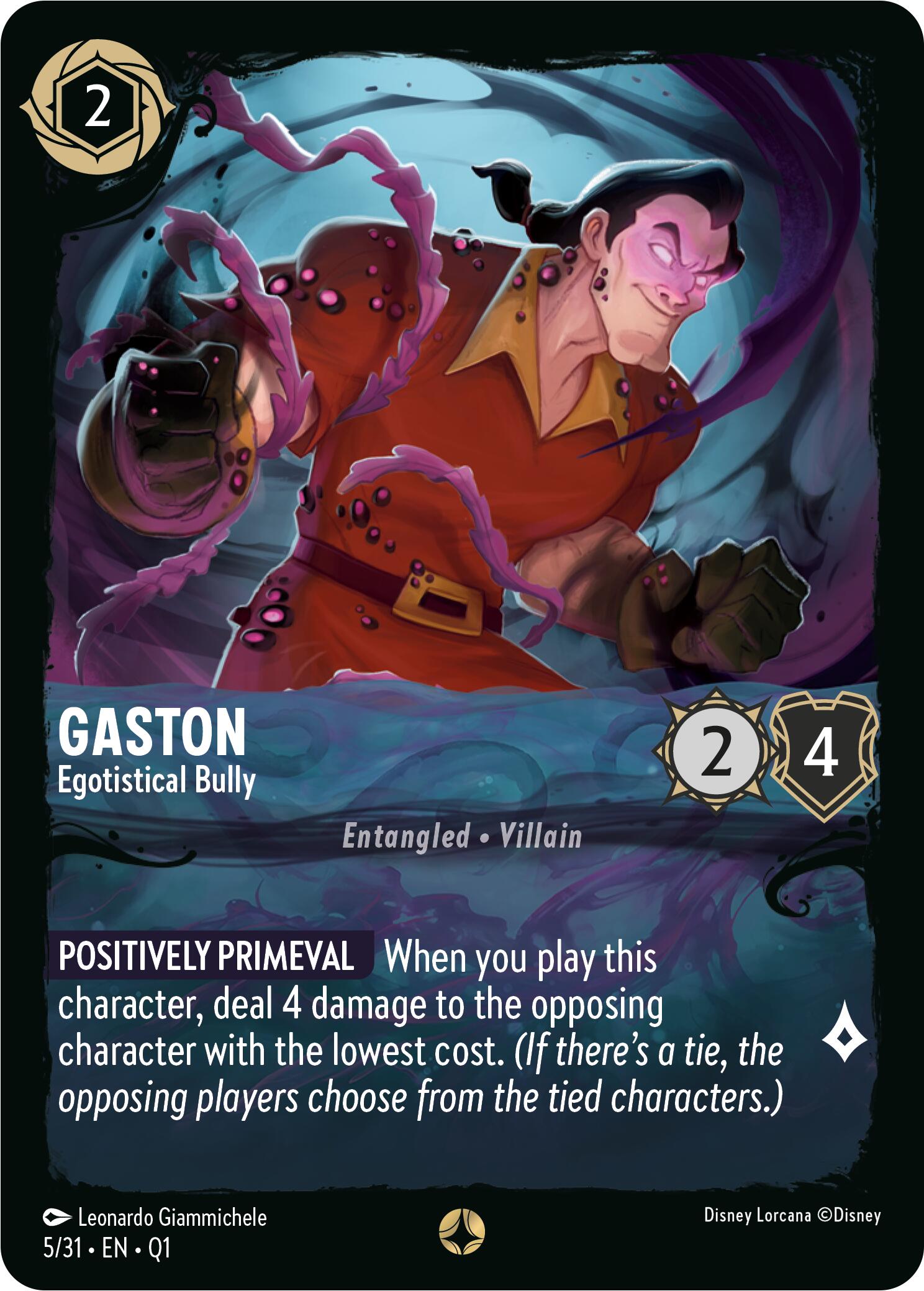 Gaston - Egotistical Bully (5/31) [Illumineer's Quest: Deep Trouble] | Black Swamp Games