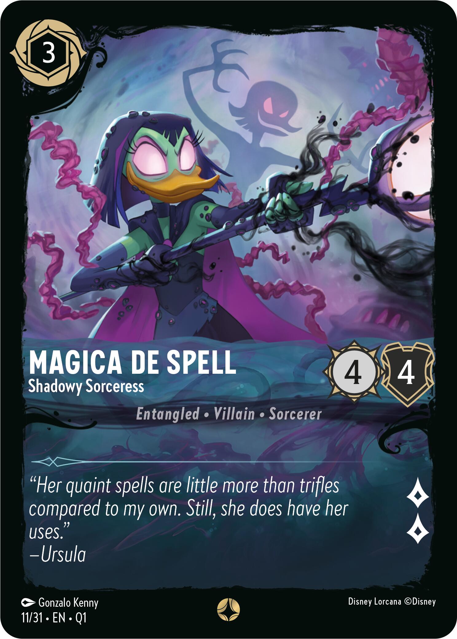 Magica De Spell - Shadowy Sorceress (11/31) [Illumineer's Quest: Deep Trouble] | Black Swamp Games