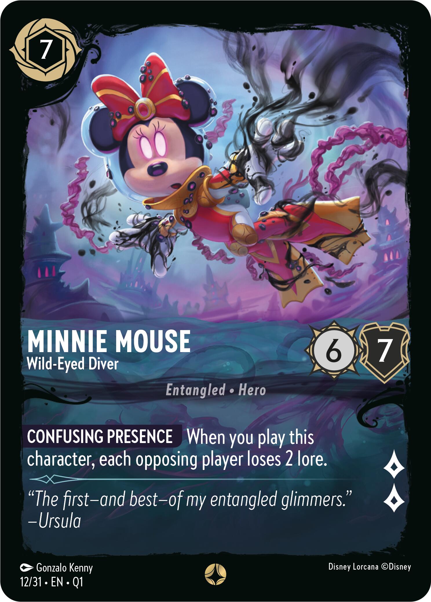 Minnie Mouse - Wild-Eyed Diver (12/31) [Illumineer's Quest: Deep Trouble] | Black Swamp Games