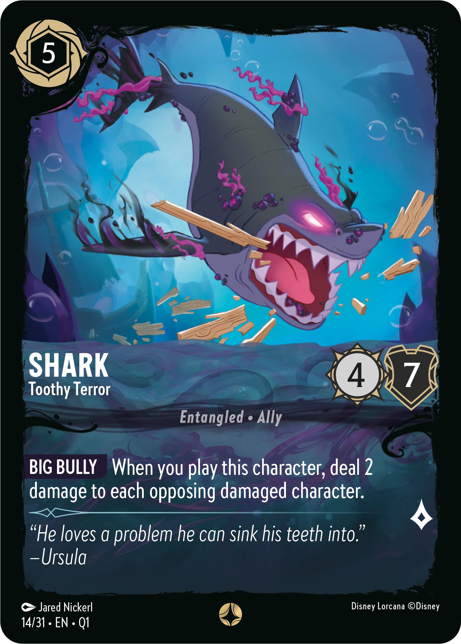 Shark - Toothy Terror (14/31) [Illumineer's Quest: Deep Trouble] | Black Swamp Games