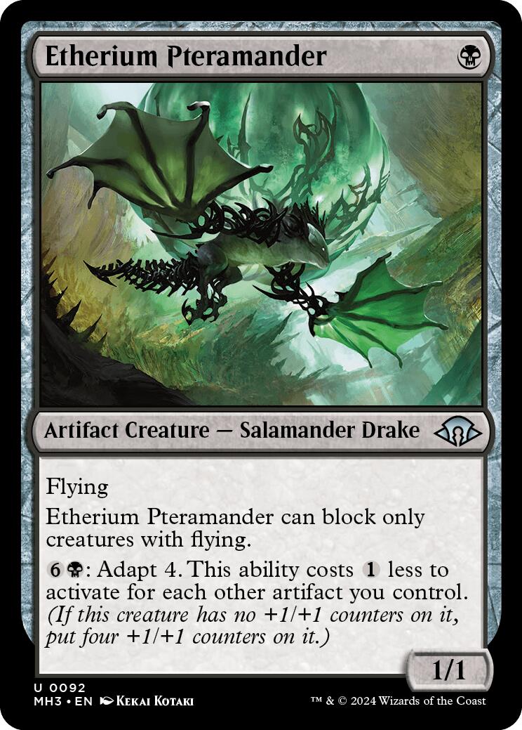 Etherium Pteramander [Modern Horizons 3] | Black Swamp Games