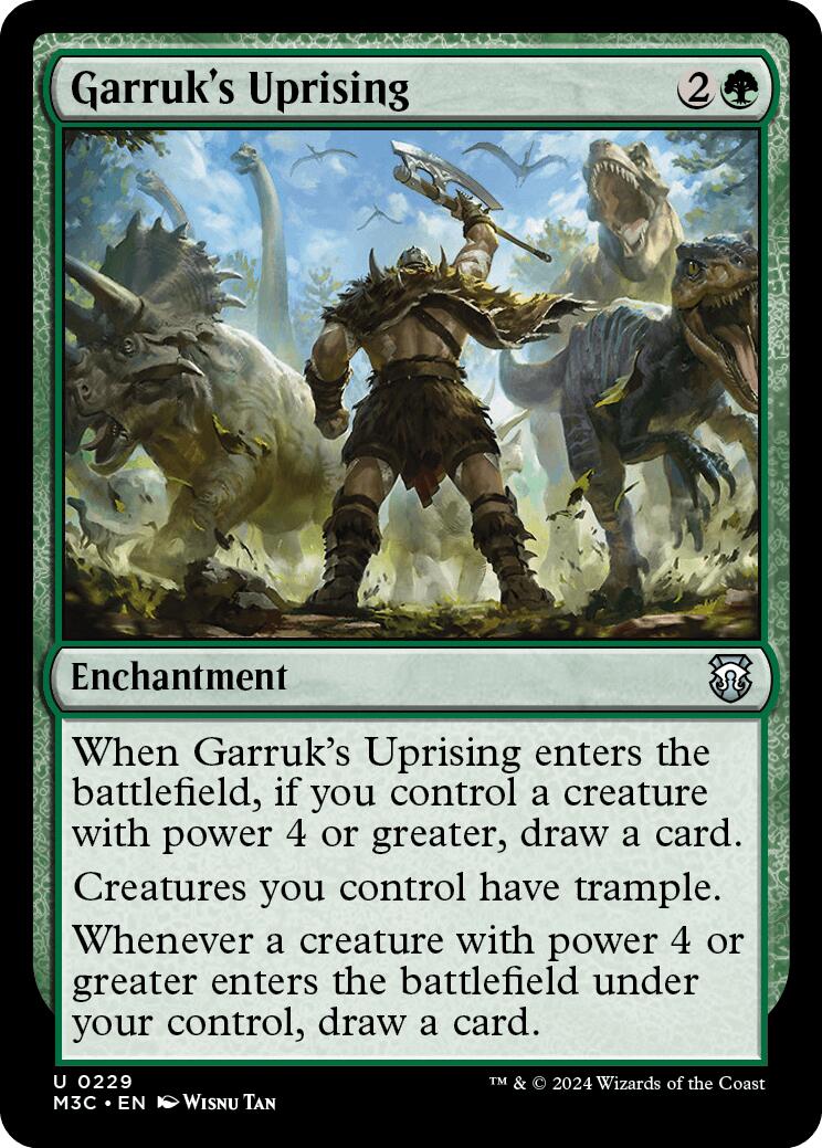 Garruk's Uprising [Modern Horizons 3 Commander] | Black Swamp Games