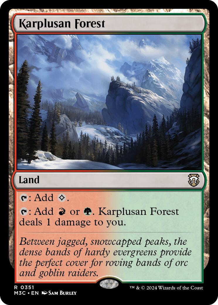 Karplusan Forest [Modern Horizons 3 Commander] | Black Swamp Games