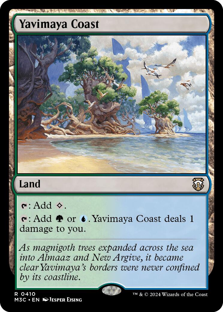 Yavimaya Coast [Modern Horizons 3 Commander] | Black Swamp Games