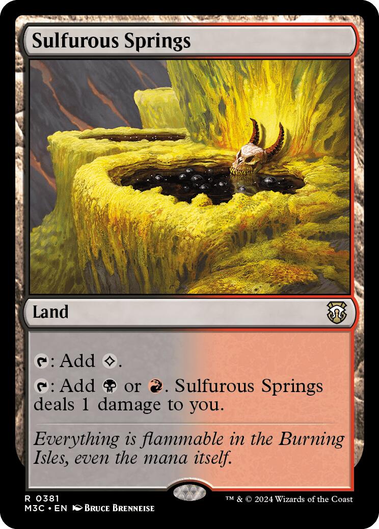 Sulfurous Springs [Modern Horizons 3 Commander] | Black Swamp Games