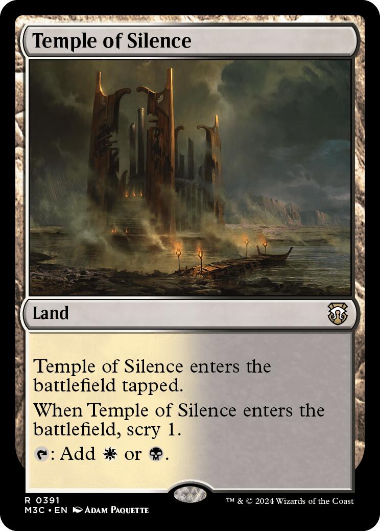 Temple of Silence [Modern Horizons 3 Commander] | Black Swamp Games