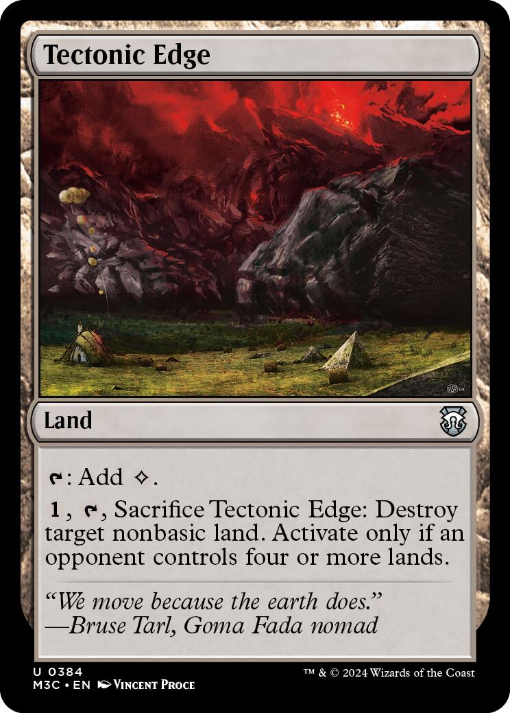 Tectonic Edge [Modern Horizons 3 Commander] | Black Swamp Games