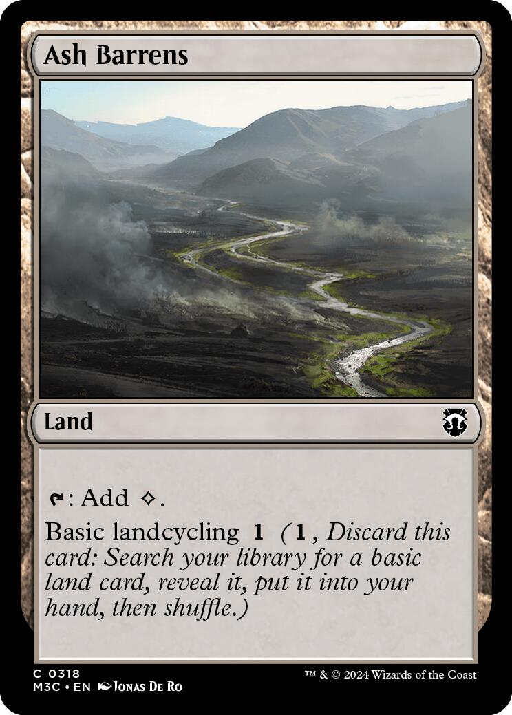 Ash Barrens [Modern Horizons 3 Commander] | Black Swamp Games