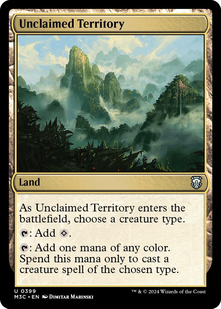 Unclaimed Territory [Modern Horizons 3 Commander] | Black Swamp Games