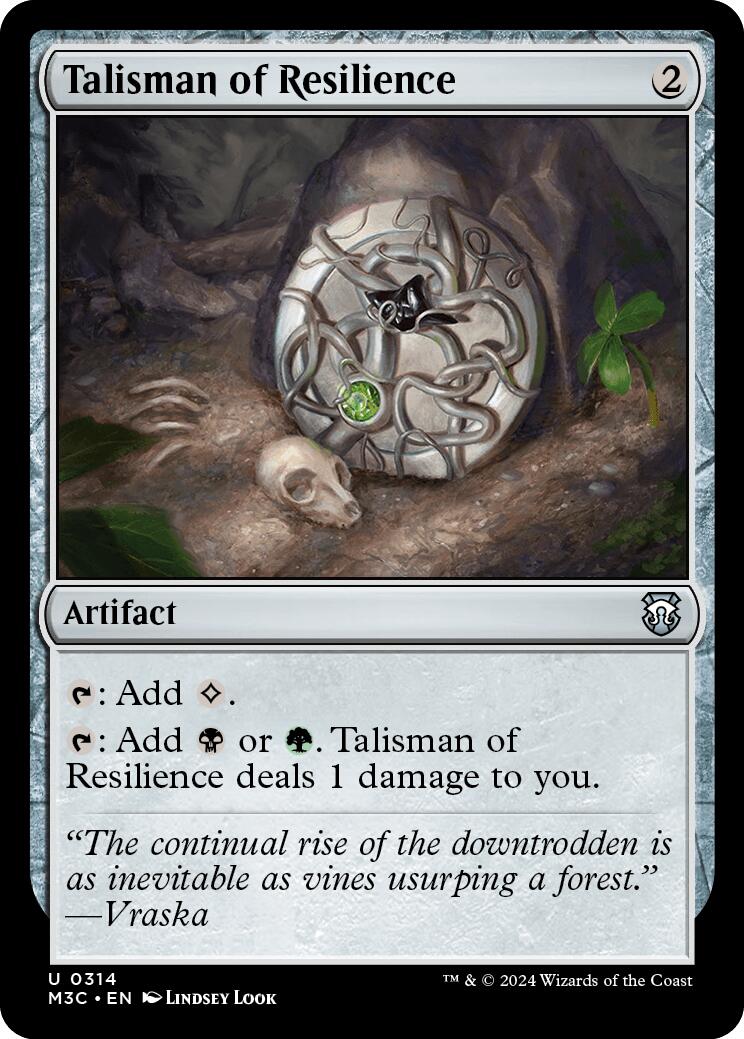 Talisman of Resilience [Modern Horizons 3 Commander] | Black Swamp Games