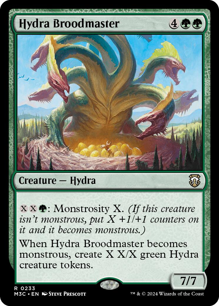 Hydra Broodmaster [Modern Horizons 3 Commander] | Black Swamp Games