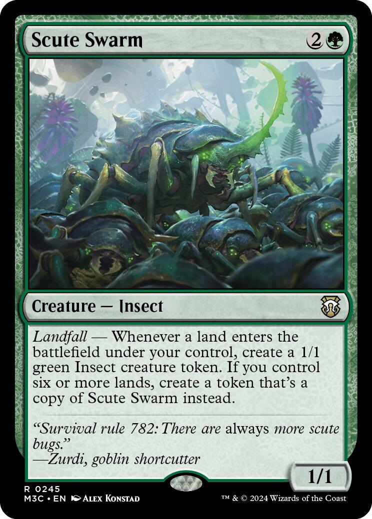 Scute Swarm [Modern Horizons 3 Commander] | Black Swamp Games