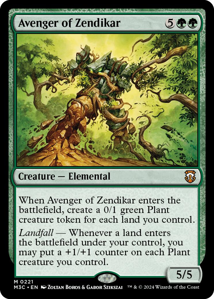 Avenger of Zendikar [Modern Horizons 3 Commander] | Black Swamp Games