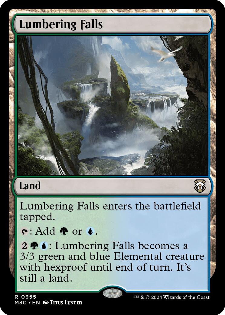 Lumbering Falls [Modern Horizons 3 Commander] | Black Swamp Games