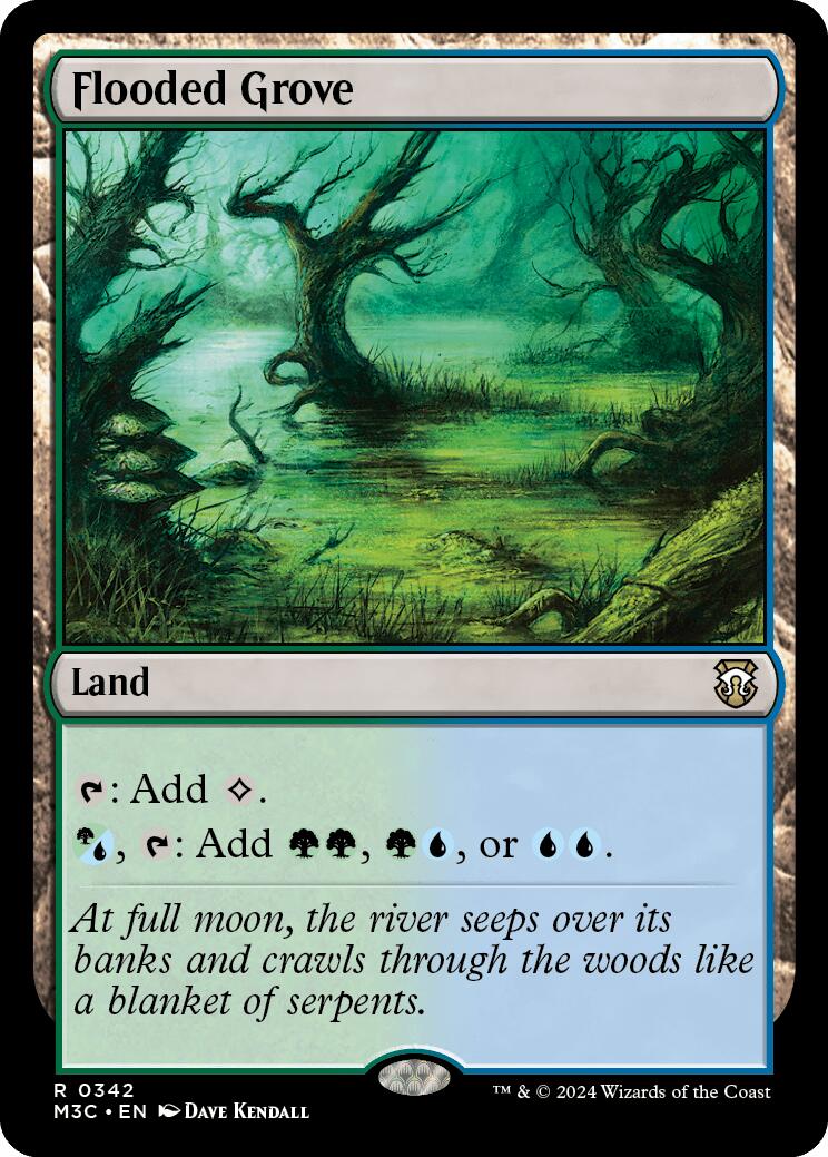 Flooded Grove [Modern Horizons 3 Commander] | Black Swamp Games