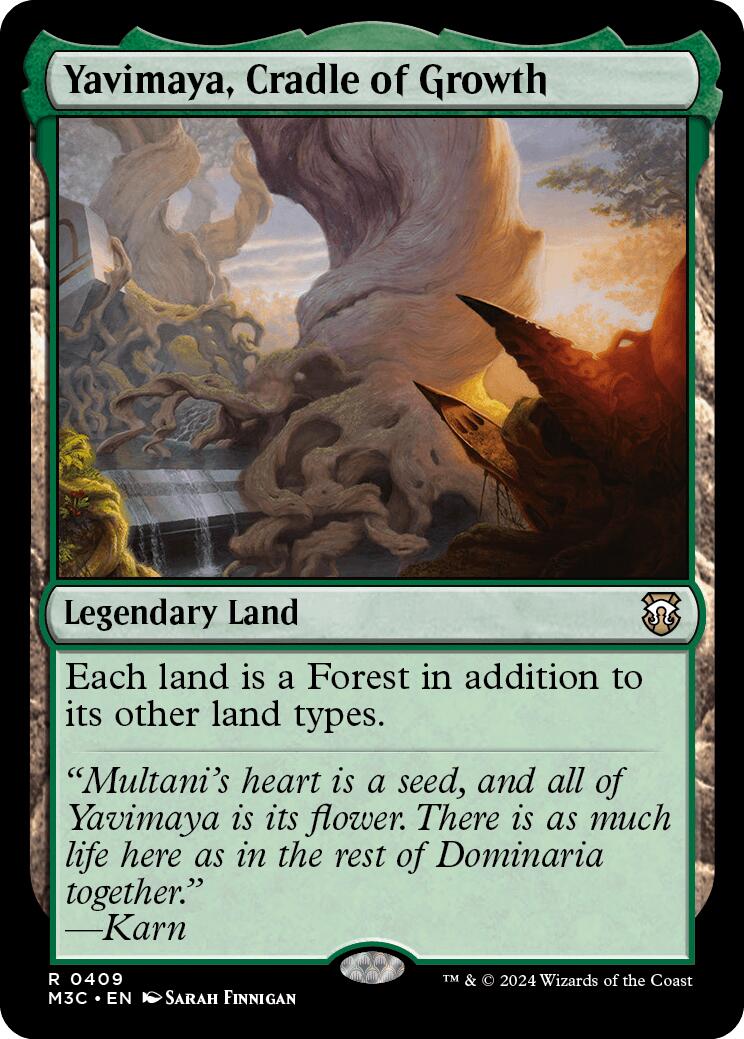 Yavimaya, Cradle of Growth [Modern Horizons 3 Commander] | Black Swamp Games