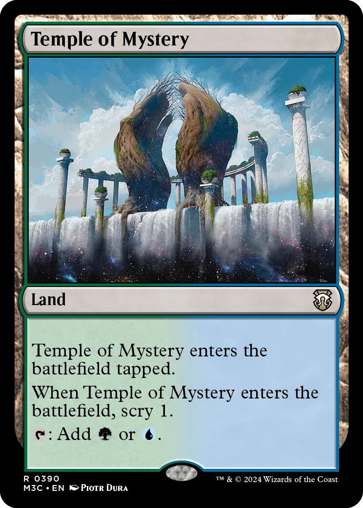 Temple of Mystery [Modern Horizons 3 Commander] | Black Swamp Games