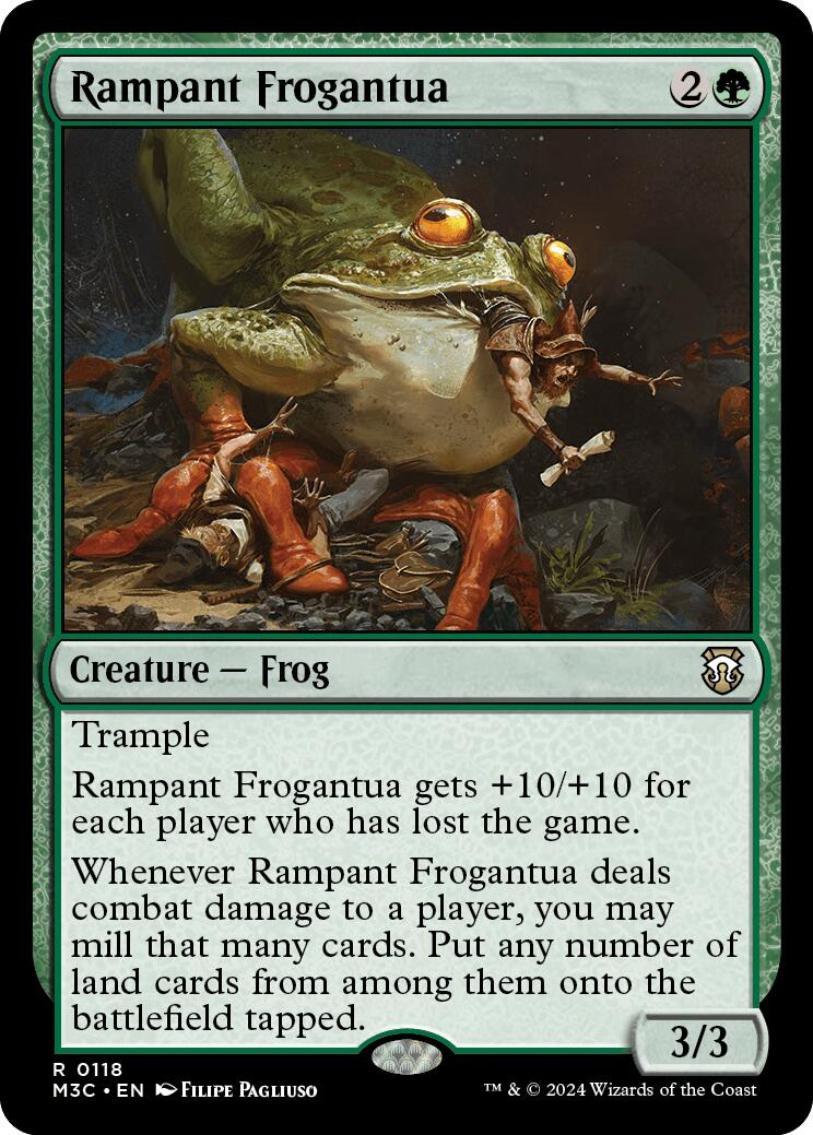 Rampant Frogantua [Modern Horizons 3 Commander] | Black Swamp Games