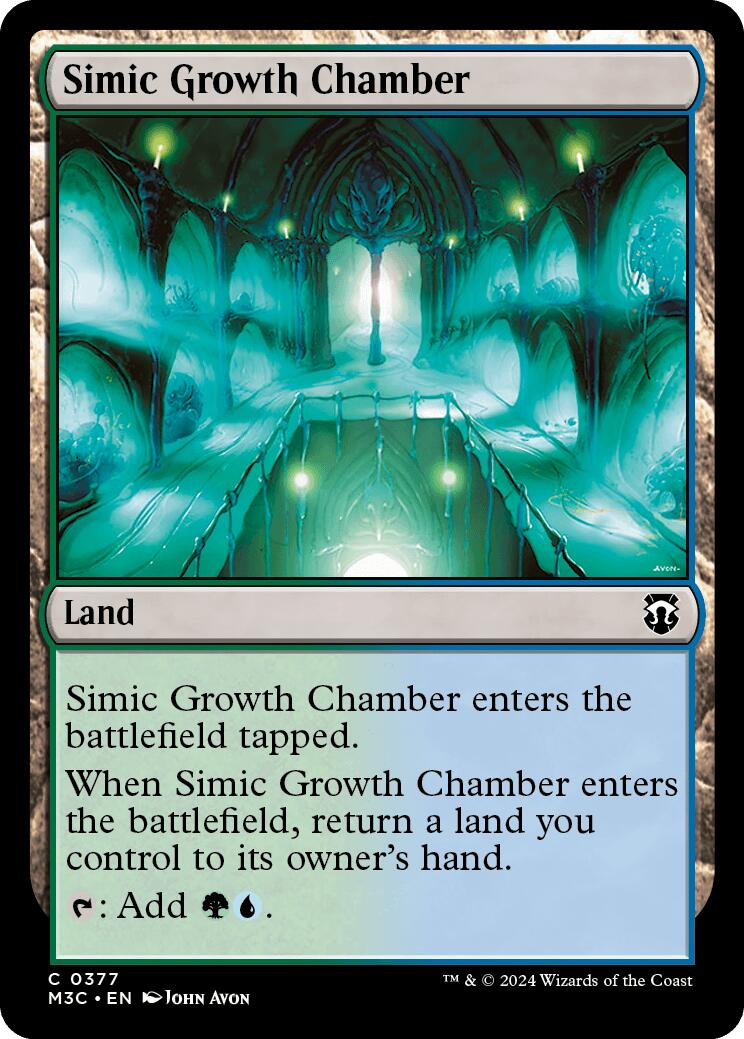 Simic Growth Chamber [Modern Horizons 3 Commander] | Black Swamp Games