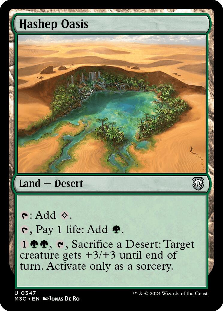 Hashep Oasis [Modern Horizons 3 Commander] | Black Swamp Games